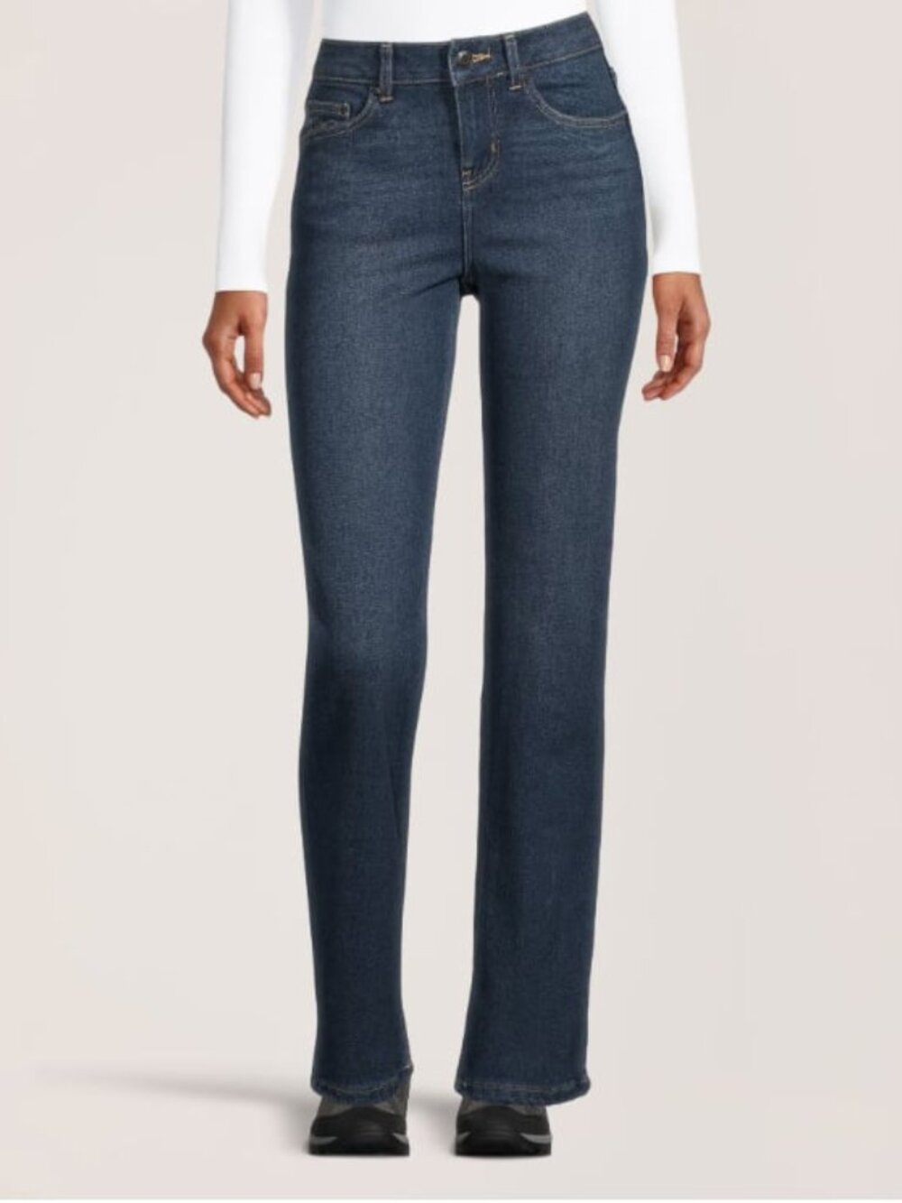 Wind River Straight Leg T-Max Fleece Lined Dark Wash Jeans